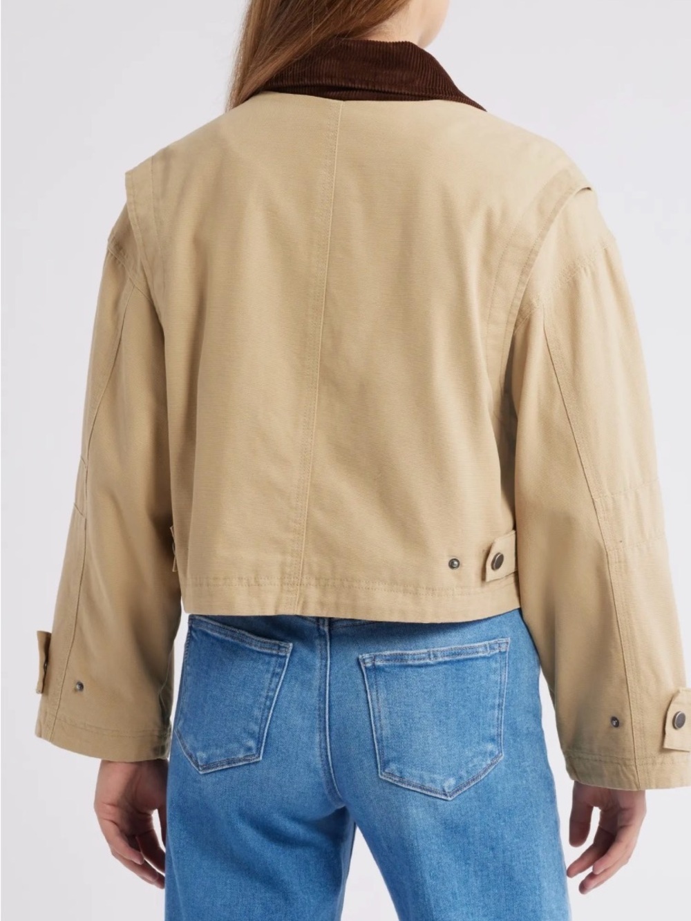 NWT Lucky Brand Women’s Boxy Cargo Jacket - Picture 2 of 3